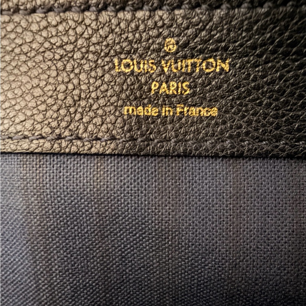 Authentic Louis Vuitton Petillante Empreinte Clutch Blue-Black | Gold Hardware - Picture 13 of 16
